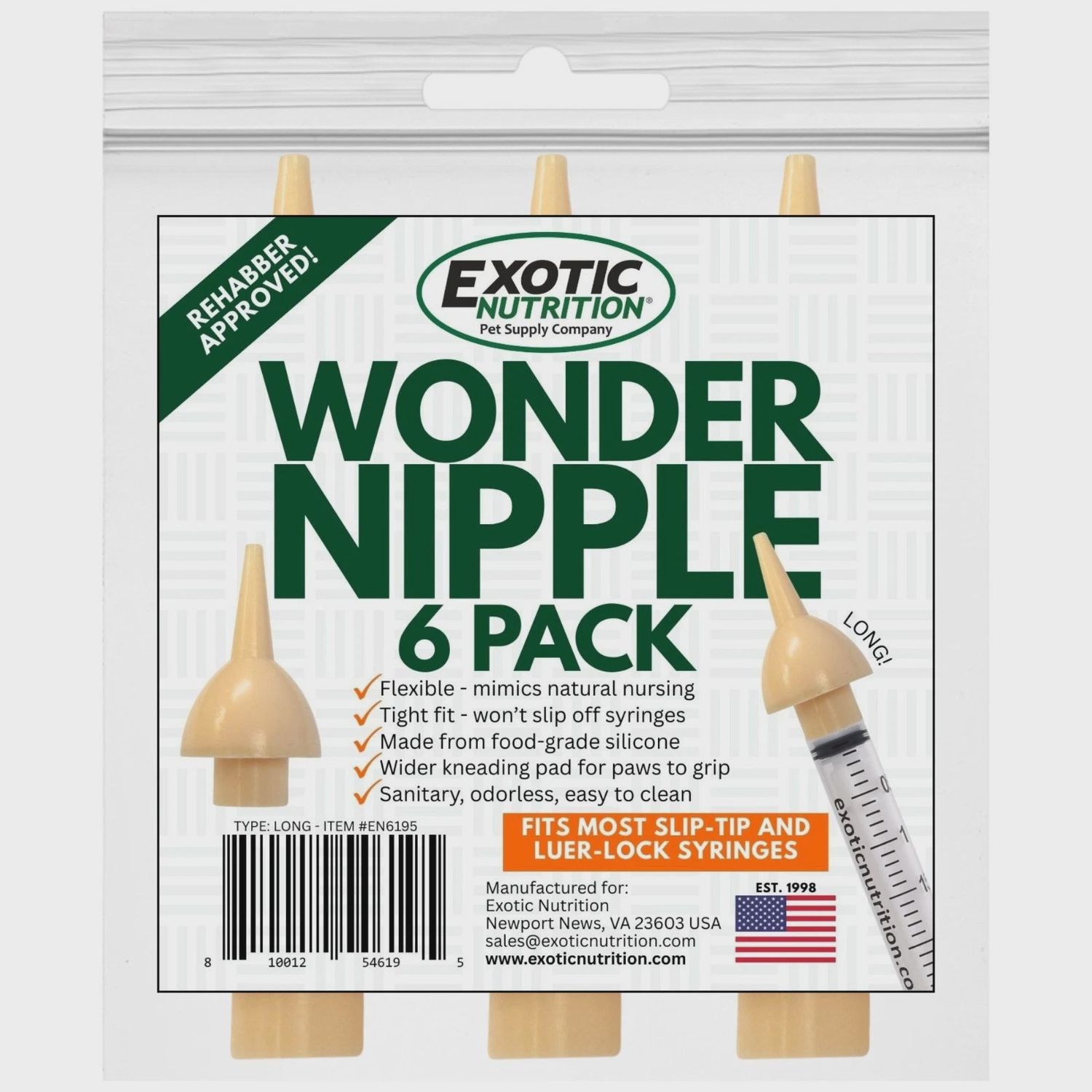 Wonder Nipples.  Large. 6 Pack