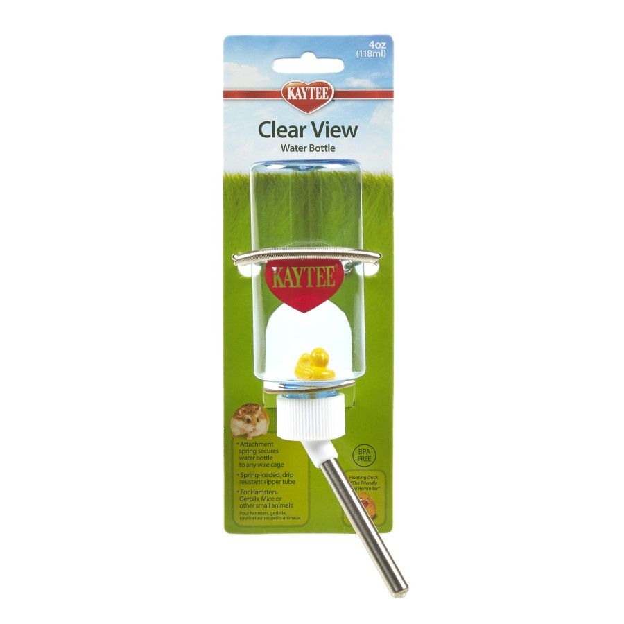 Clear View Water Bottle, Size: 4oz