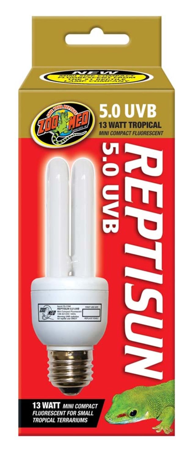 Reptisun UVB, Choose: 5.0 13 w