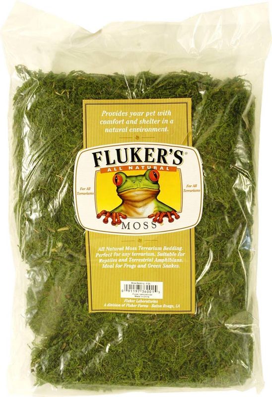 Fluker's All Natural Moss Bedding Substrate Green