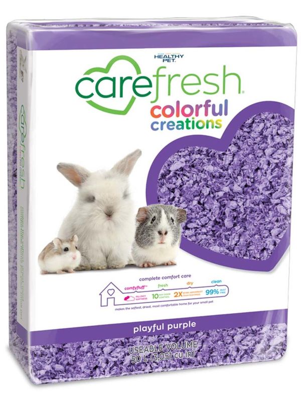 CareFRESH Colorful Creations Small Animal Bedding Playful Purple