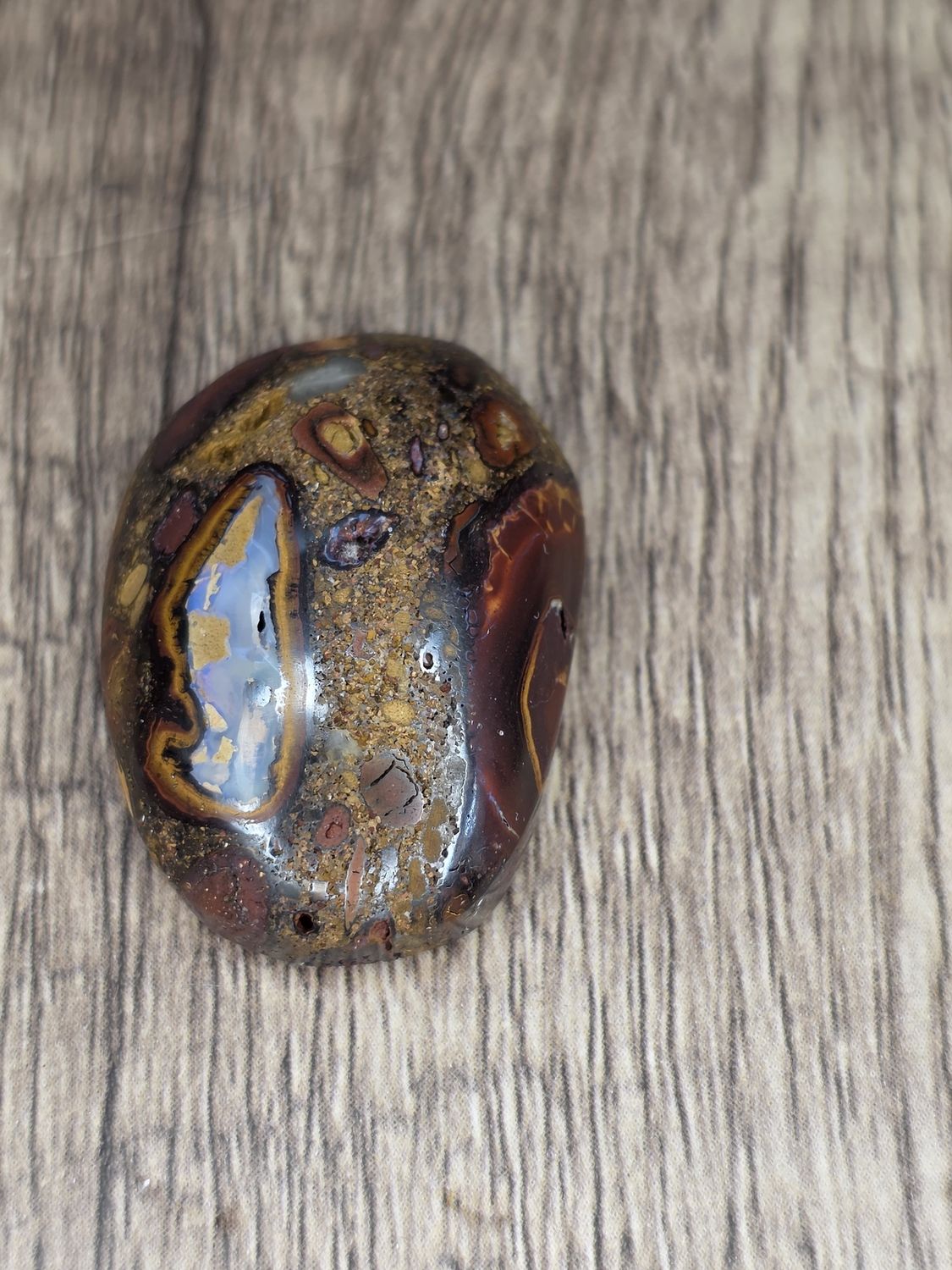 Australian Yowah Boulder Opal, cabochon