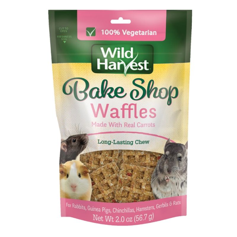 Wild Harvest Bakeshop Waffles Small Animal Chews Real Carrots, 1ea/2 oz