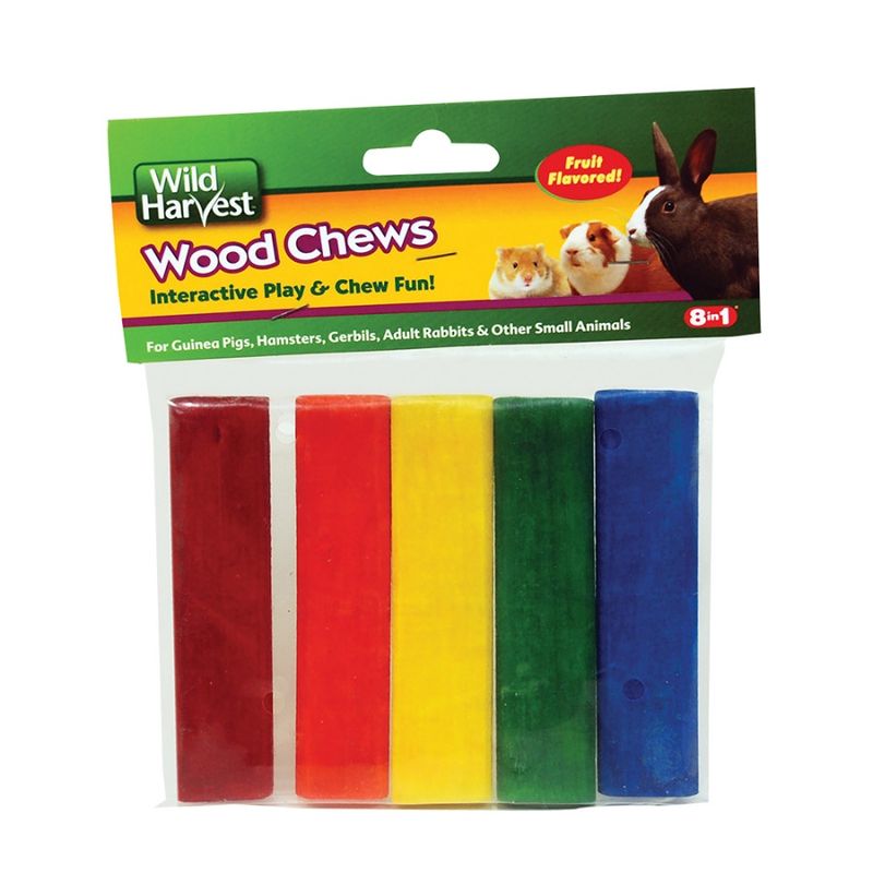 Wild Harvest Fruit Flavored Color Wood Chews for Small Animals 1ea/5 ct