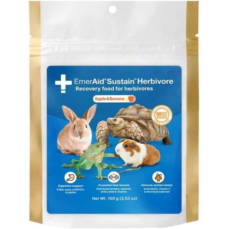 Lafeber Company EmerAid Sustain Canine Recovery Food for Herbivores Apple &amp; Banana, 1ea/100 g