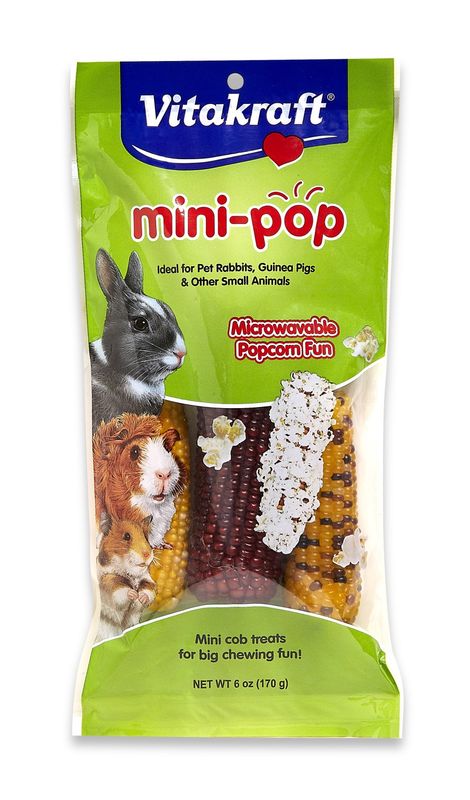 Vitakraft Mini-Pop Small Animal Treat 1ea/6 oz, 3 ct