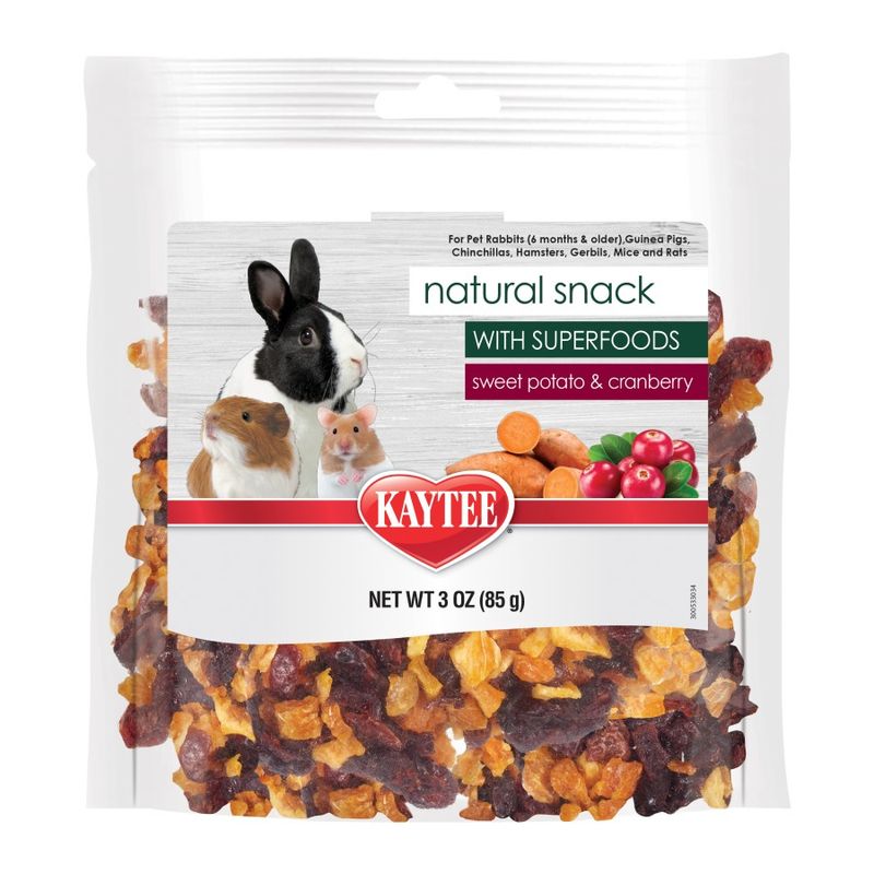 Kaytee Natural Snack with Superfoods Sweet Potato &amp; Cranberry 1ea/3 oz