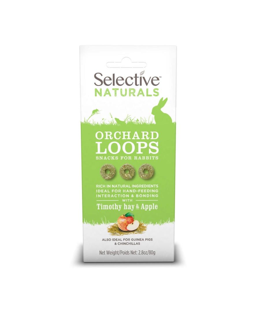Science Selective Orchard Loops Snacks for Rabbits 4ea/2.8 oz