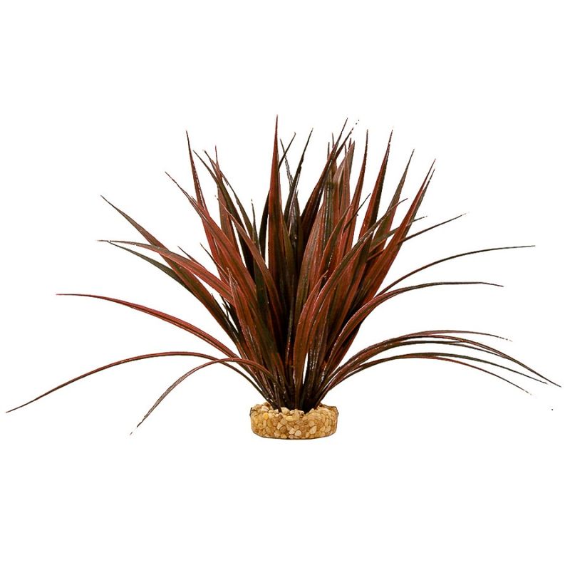 Blue Ribbon Pet Products ColorBurst Florals Gravel Base Amazonia Plant Plum, 1ea/10 in