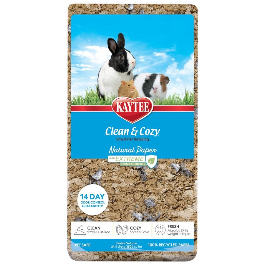 Kaytee Clean &amp; Cozy Natural Paper with Extreme Odor Control Bedding