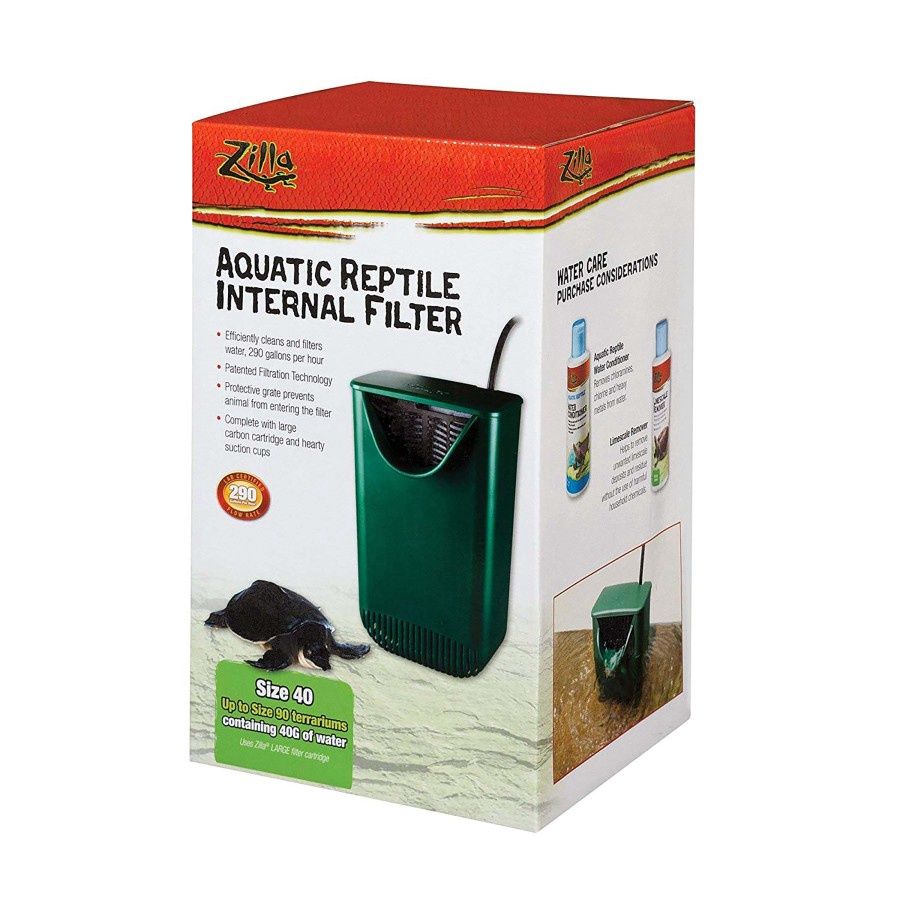 Zilla Aquatic Reptile Internal Filter, 1ea/40 gal