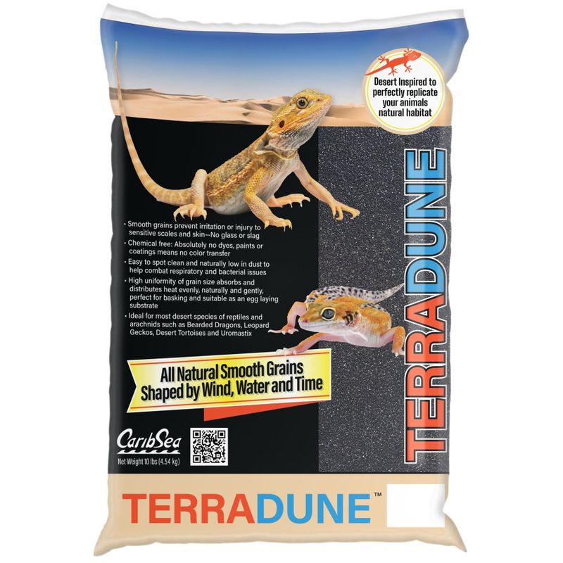 CaribSea TerraDune Reptile Sand Black, 4ea/10 lb