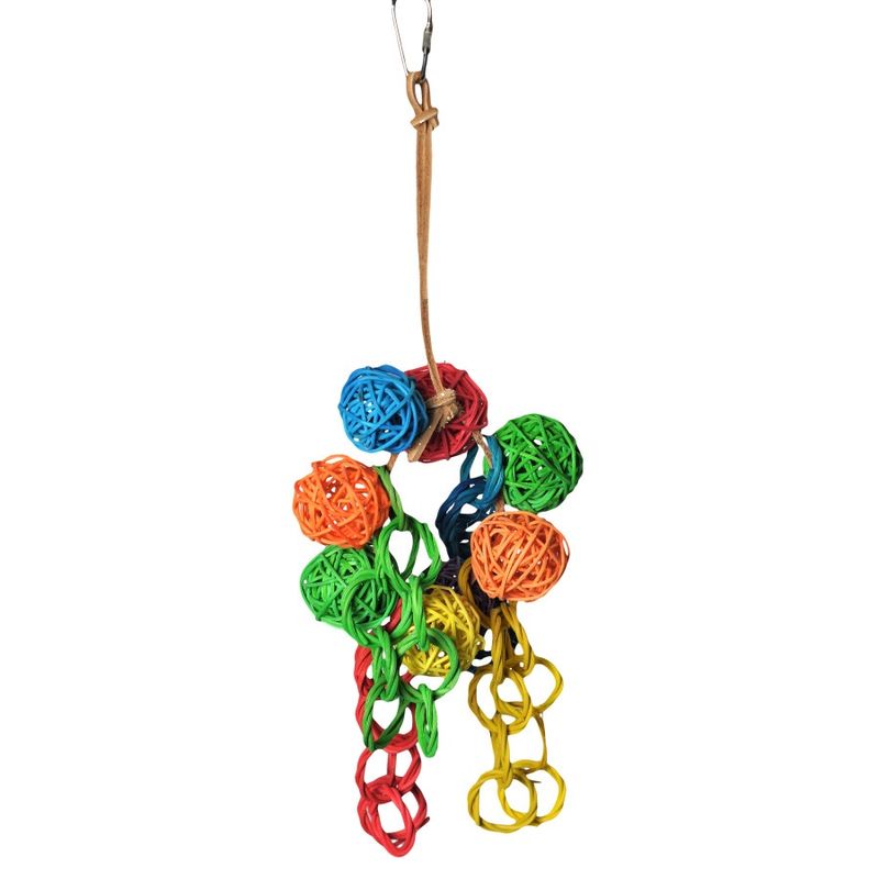 A &amp; E Cages Happy Beaks Vine Foraging Balls Bird Toy