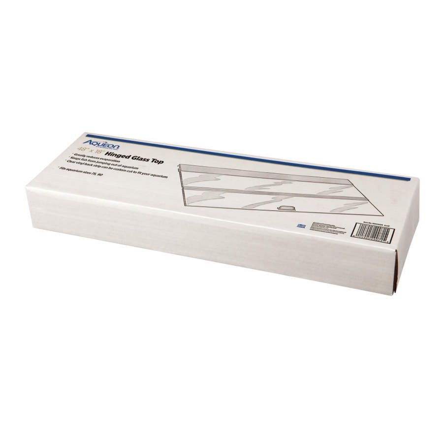 Aqueon Hinged Glass Tops 1 Pack, 1ea/48 X 18 in