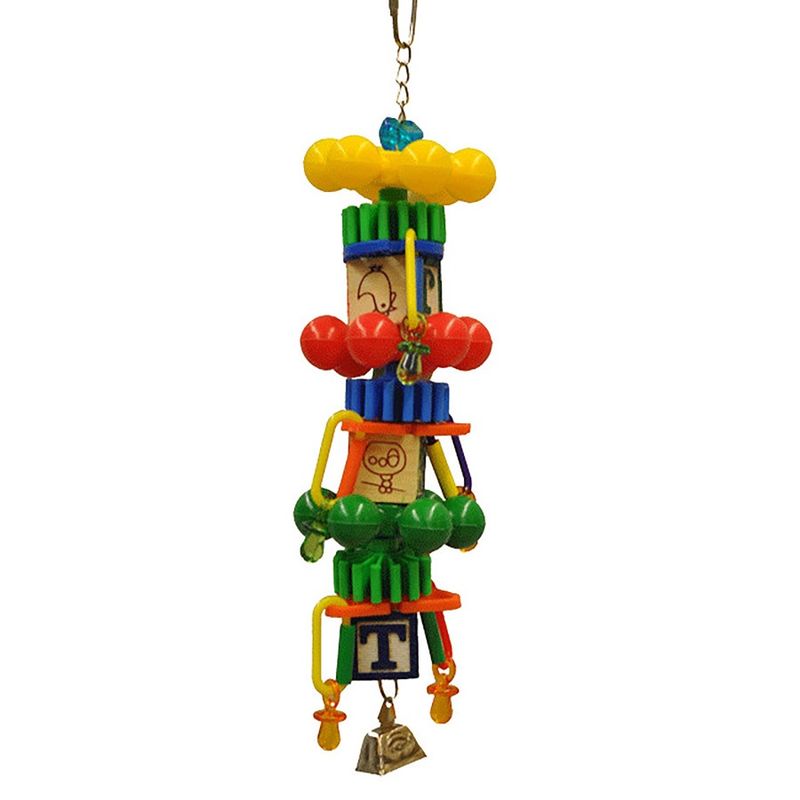 A &amp; E Cages Happy Beaks Spin Tower Bird Toy