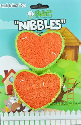 A &amp; E Cages Nibbles Small Animal Loofah Chew Toy