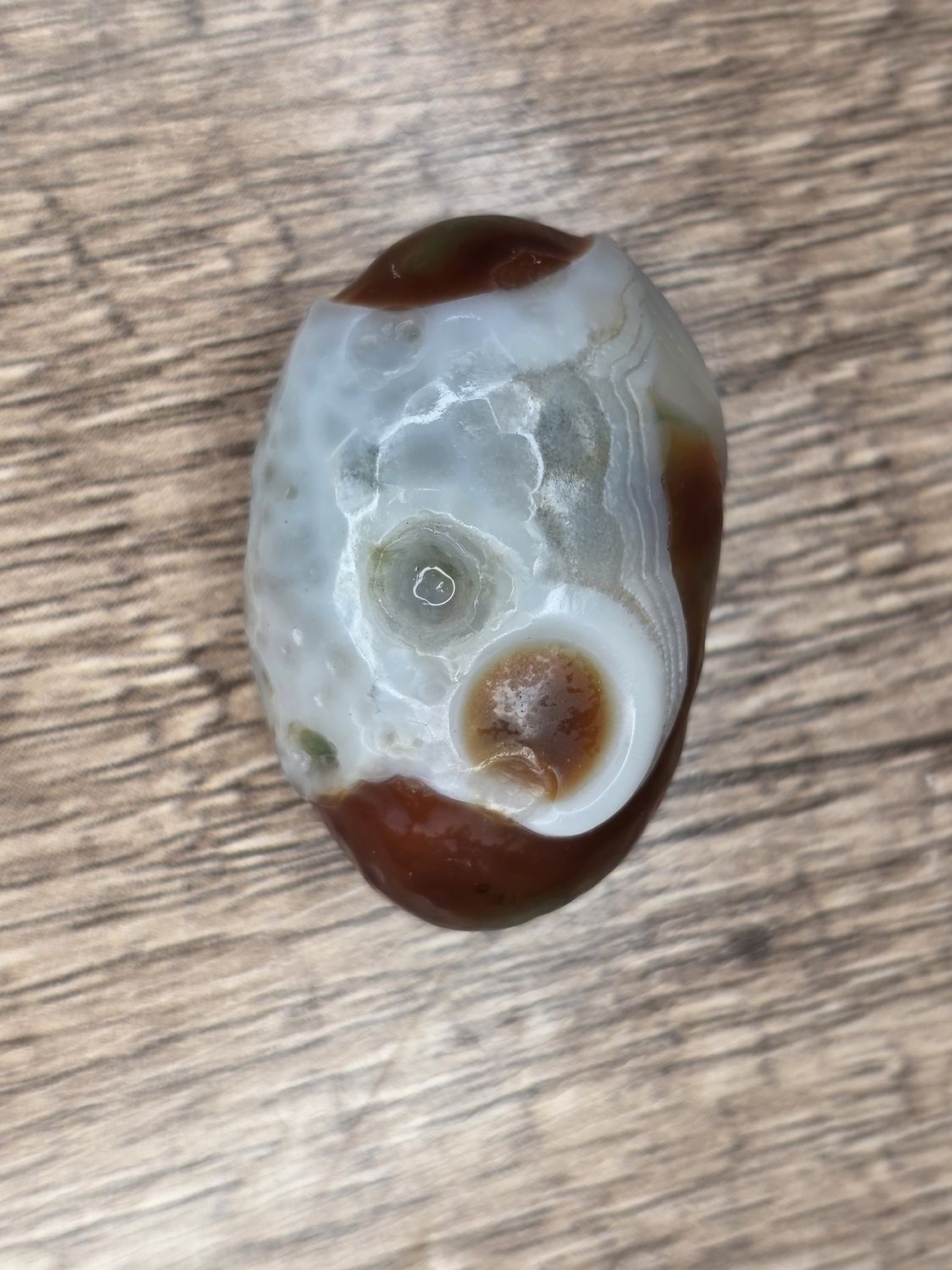 Calico Gobi Eye Agate.  Premium piece!