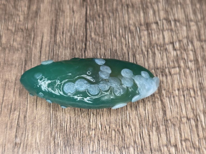 Spotted Gobi Eye Agate, Green