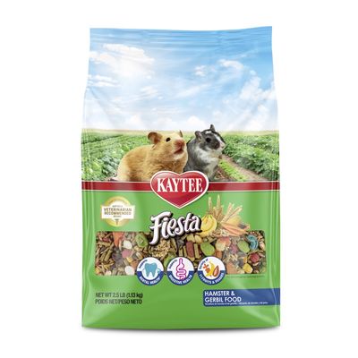Kaytee Fiesta Hamster and Gerbil Food Flavor Medley, 1ea/2.5 lb