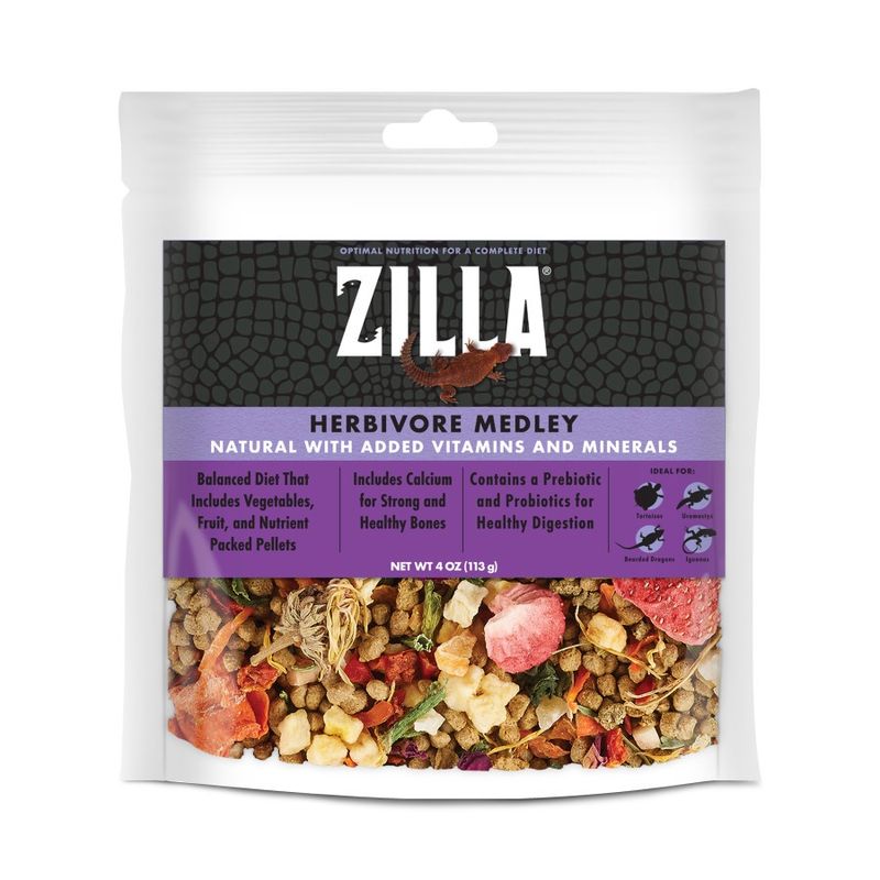 Zilla Medley Diet Herbivore Mix Herbivore Mix, 1ea/4 oz