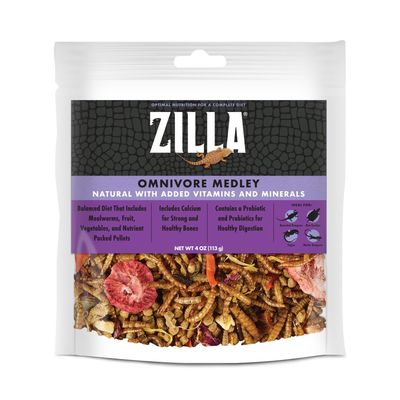 Zilla Medley Diet Omnivore Mix Omnivore Mix, 1ea/4 oz