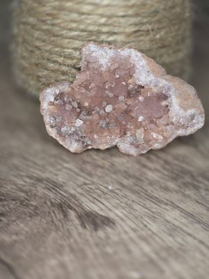 Pink amethyst w/Calcite, geode.  Beautiful &amp; unique pieces!