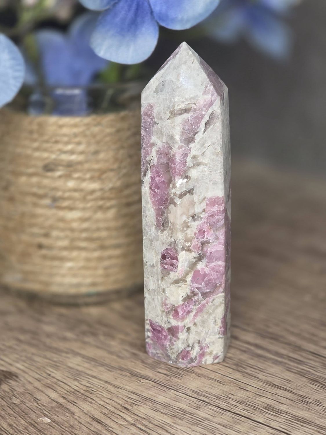 Pink Tourmaline, Unicorn Stone Tower