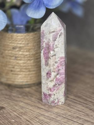 Pink Tourmaline, Unicorn Stone Tower