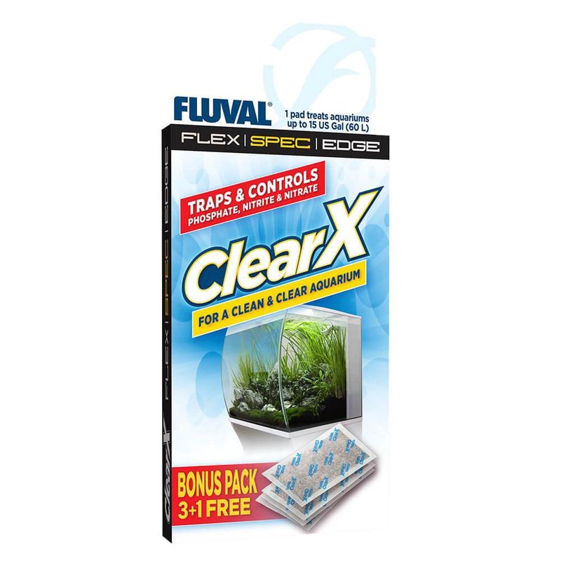 Fluval Clear-X Filter Pillow for Flex/Spec/Edge 4 pack