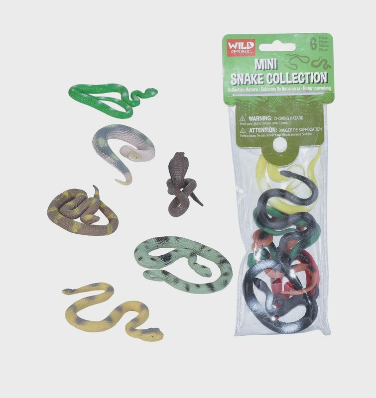 Mini Polybag of Snake Figurines
