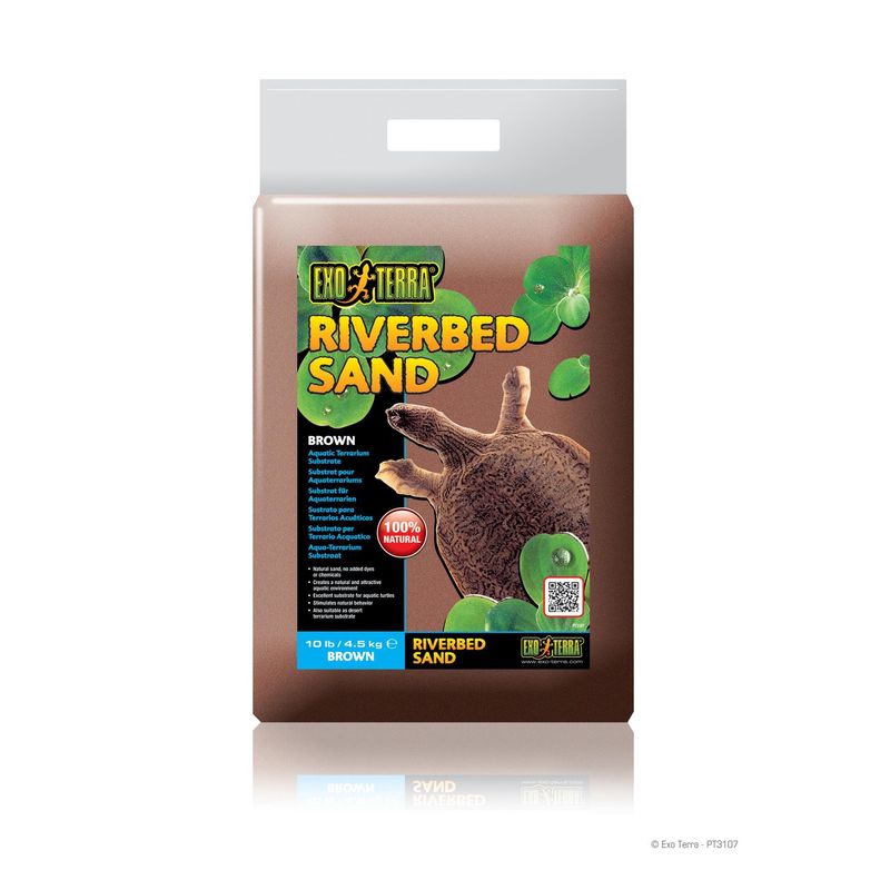 Exo Terra Riverbed Sand Amber 10 lb
