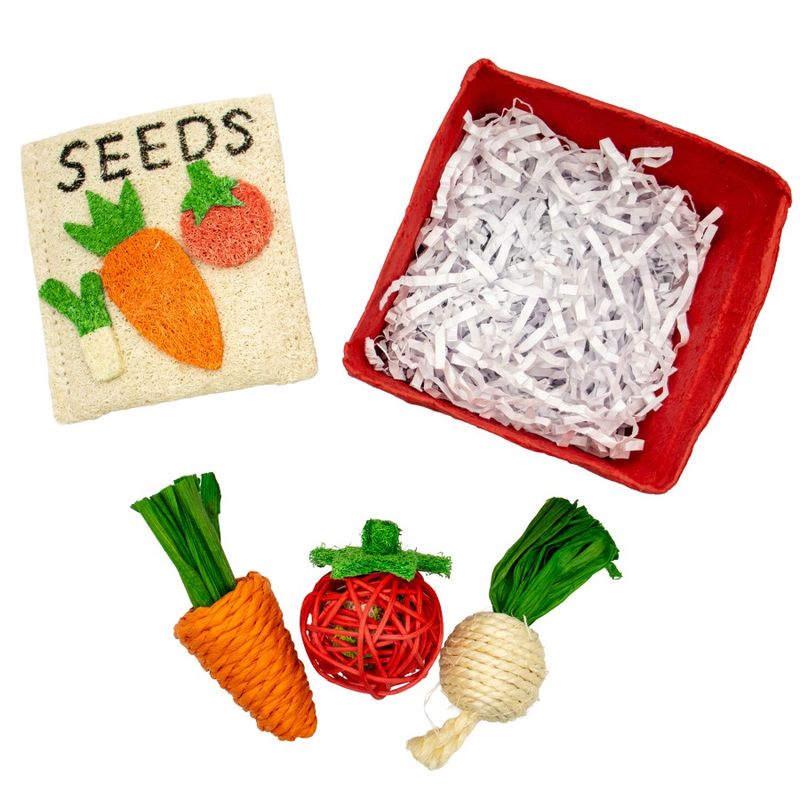 A &amp; E Cages Nibbles Farmstand Forage Small Animal Toy