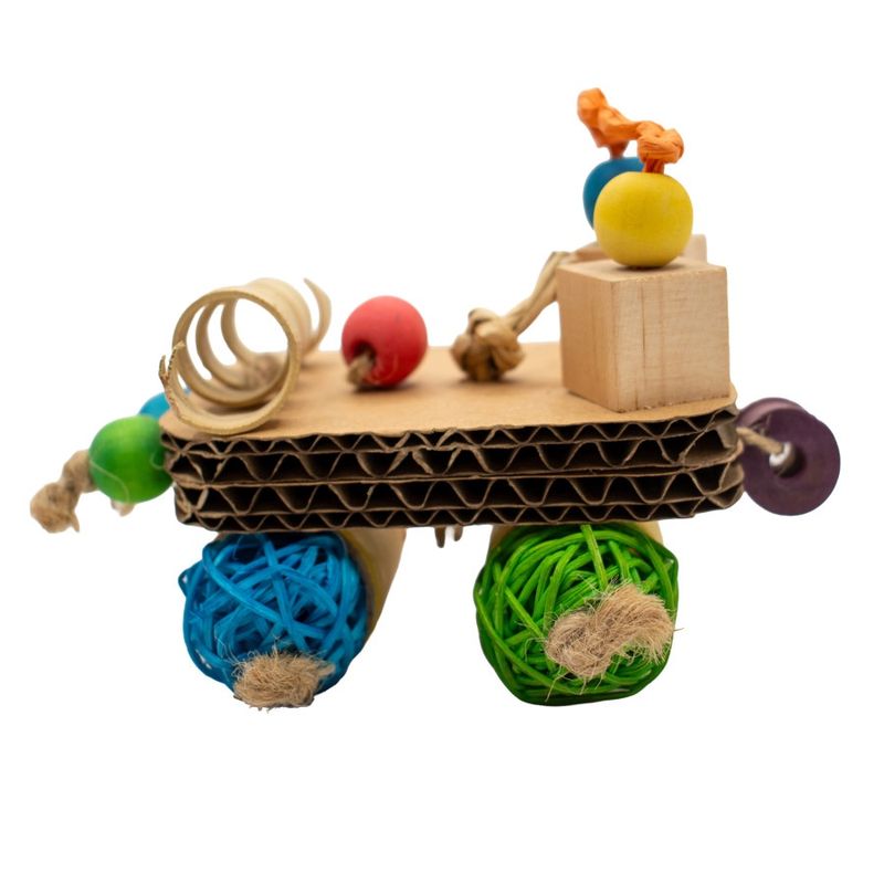A &amp; E Cages Nibbles Cardboard Cruiser Small Animal Toy