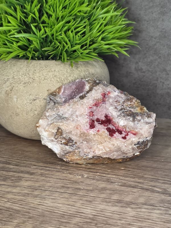 Rosealite &amp; Cobalt Calcite.  Beautiful piece!