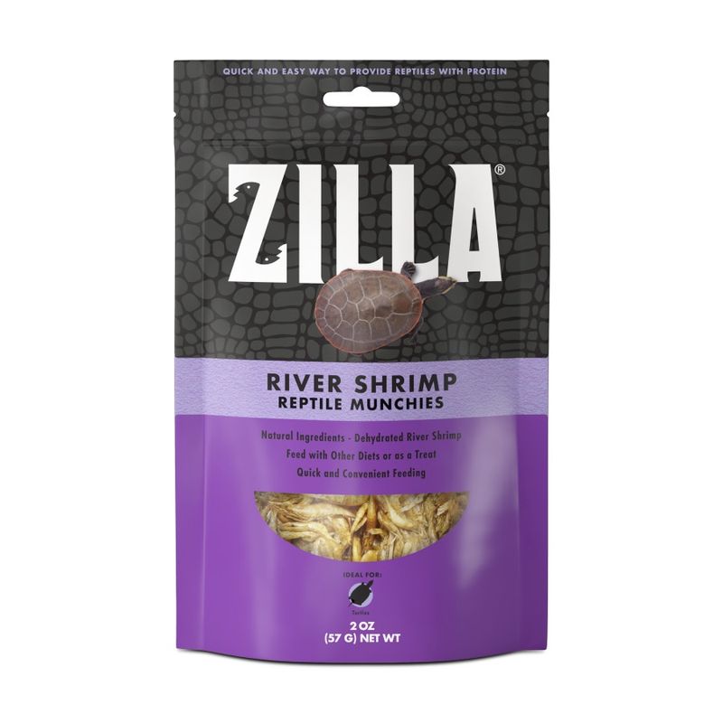 Zilla Reptile Munchies River Shrimp 1ea/2 oz