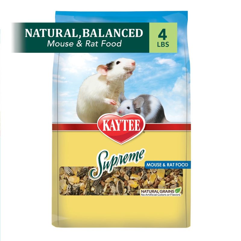 Kaytee Supreme Mouse and Rat Food Flavor Medley, 1ea/4 lb