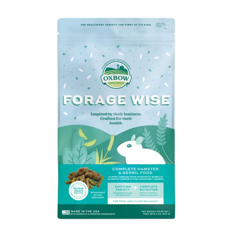 Oxbow Animal Health Forage Wise Hamster &amp; Gerbil Food 1ea/2 lb