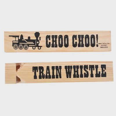 5.75" Wooden Train Whistle Llb Wood Toy - Kids