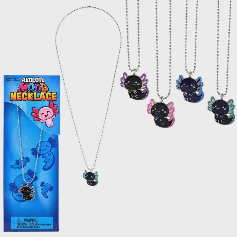 18" Axolotl Mood Necklace Llb Kids Toys