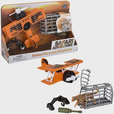 Animal Evacuation Safari Plane Cheetah - Llb Toys