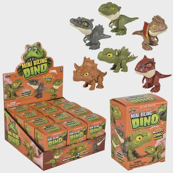 2.5" Mini Biting Dinosaur Llb Kids Toys