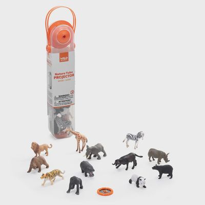 Nature Tube Projector African Figurines