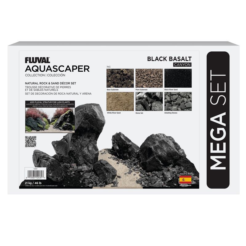 Fluval Aquascaper’s Mega Kit 60P Black