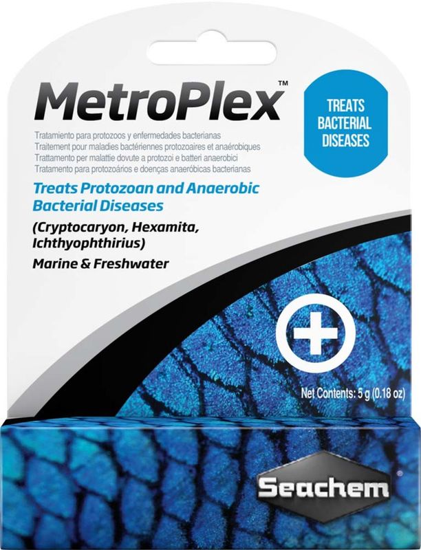 Seachem Laboratories MetroPlex Parasitic and Bacterial Treatment 1ea/0.2 oz