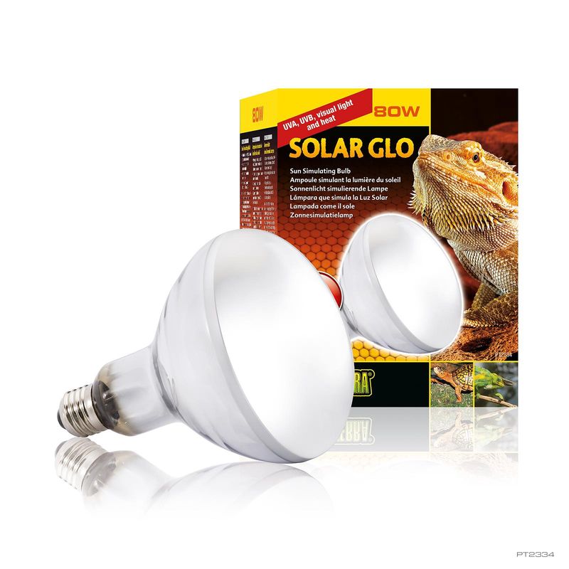 Exo Terra Solar Glo Self-ballasted Mercury Vapor Lamp 80 watt
