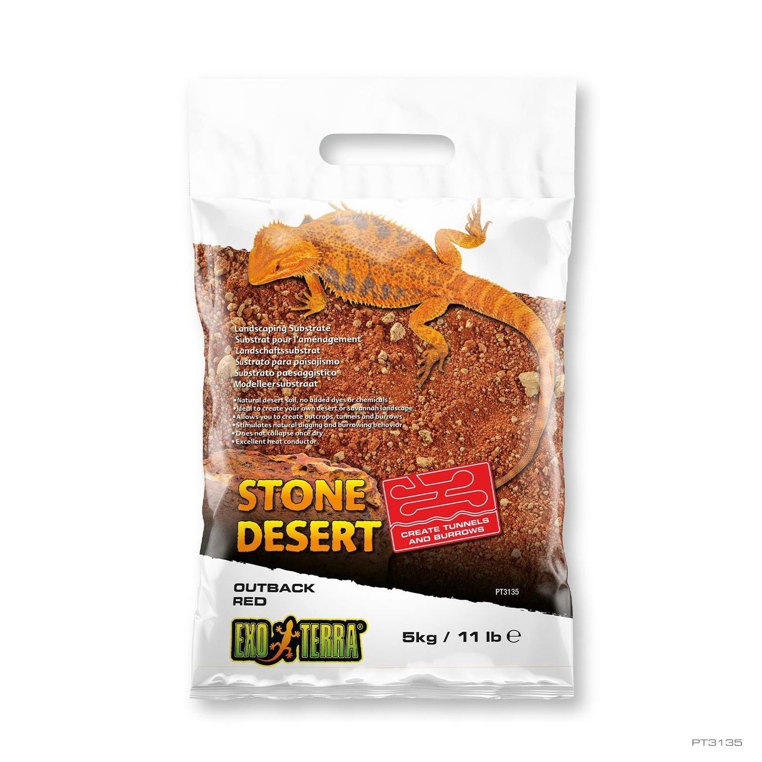 Exo Terra Outback Red Stone Desert Substrate 11 lb