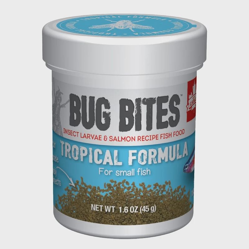 Bug Bites Tropical Micro Granules, 1.6 oz / 45 g