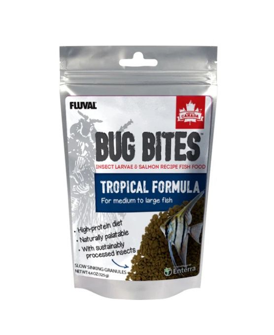 Fluval Bug Bites Tropical Fish Large Granules 4.4 oz