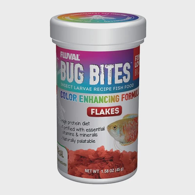 Bug Bites Color Enhancing Flakes – 1.58 oz / 45 g