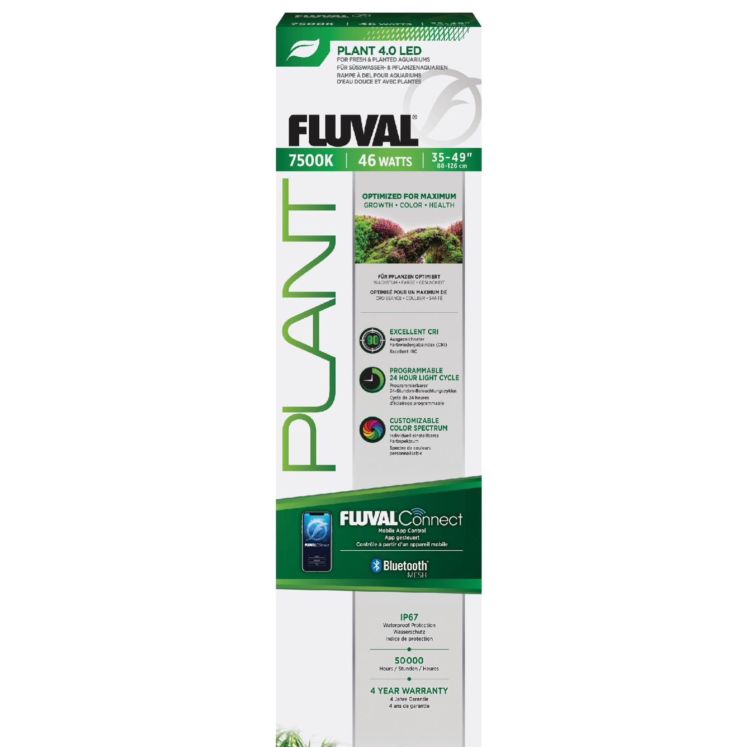 Fluval Plant Light 4.0 LED 46 watt 35-49"